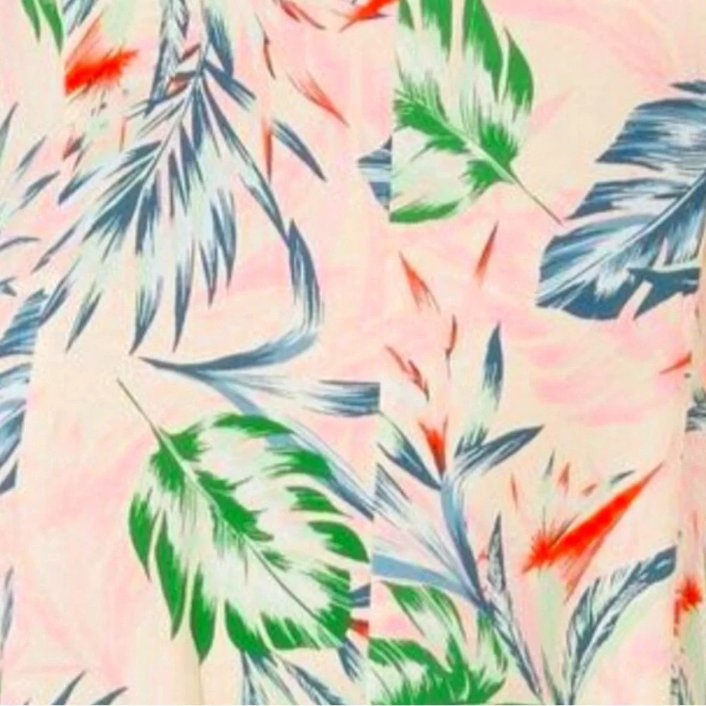 Torrid trapeze midi women’s dress in tropical print size 3 - Picture 3 of 7